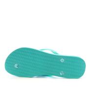 Tongs Turquoise Femme Havaianas Slim 1740 vue 2