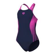 Maillots de bain Marine/Rose Fille Arena Swimsuit vue 2