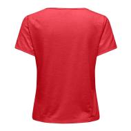 T-Shirt Rouge Femme JDY Dora vue 2