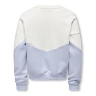 Sweat Mauve/Blanc Fille Kids ONLY Kogruna vue 2