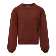 Pull Marron Fille Kids ONLY Lesly pas cher