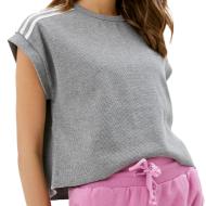 T-shirt Gris Femme Adidas HE1476 pas cher
