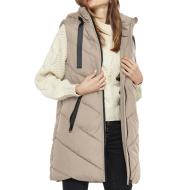 Doudoune sans manche Beige/Noir Femme JDY Padded Waistcoat