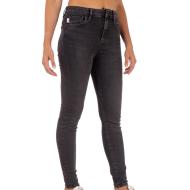 Jean Skinny Noir Femme Superdry High Rise pas cher