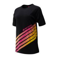 T-Shirt Noir Femme New Balance Optiks pas cher