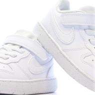 Baskets Blanc Enfant Nike Court Borough Low Recraf vue 7