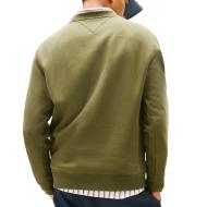 Sweat Vert Foncé Homme Tommy Hilfiger Reg Flag Crews vue 2