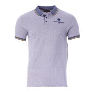 Polo Bleu Homme American People Pit