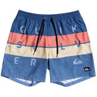 Short de bain Bleu Garçon Quiksilver Word Block 15