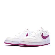 Baskets Blanche/Prune Femme Nike Court Borough Low Recraft vue 6