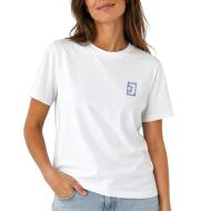 Camiseta blanca/azul unisex Espace Des Marques Souvenir ver 3