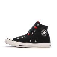 Baskets Noires/Rouge/Blanches Converses Chuck Taylor All Star pas cher