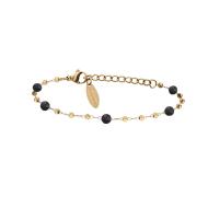 Armband Gold/Schwarz Clio Blue BR0047 günstig
