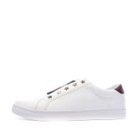 Baskets Blanches femmes Tommy Hilfiger Elastic Slip On pas cher