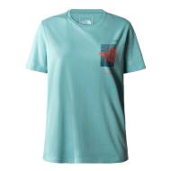 T-shirt Bleu Femme The North Face Foundation pas cher
