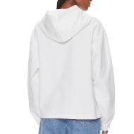Sweat Blanc Femme Calvin Klein Embro Elastic vue 2