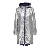 Coupe vent à capuche réversible Marine/Argent Femme Only Fry vue 3