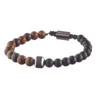 Bracelet Perles Noir/Marron Homme Geographical Norway 315051