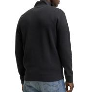 Pull Noir Homme Jack & Jones Milanoe vue 2