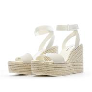 Sandales Compensées Blanc Femme Calvin Klein Jeans Wedge Sandal vue 6