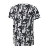 T-shirt Noir/Blanc/Gris Garçon Puma Tee B vue 2