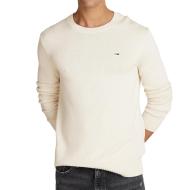 Pull Beige Homme Tommy Hilfiger slim essntls pas cher