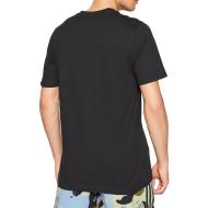 T-shirt Noir Homme Adidas Trèfle vue 2
