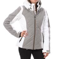 Manteau de ski Gris/Blanc Femme Sun Valley CATTAIL pas cher