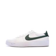 Baskets Blanches/Vertes Homme Nike Court Shot pas cher