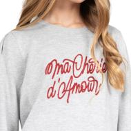 Pull Gris Fille Deeluxe Viviane vue 3