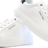 Baskets Blanc Femme Calvin Klein Jeans Lace vue 7