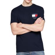 T-shirt Marine Homme Tommy Hilfiger Sig