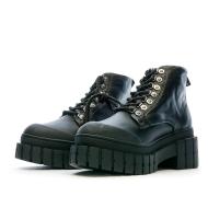 Boots Noir Simili Femme No Name Kross Low vue 6