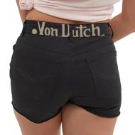 Short Noir Femme Von Dutch SPICY vue 2