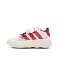 Baskets Blanches/Rouges Fille Adidas Grand Court Minnie pas cher