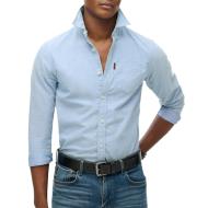Chemise Bleu Homme Superdry Oxford