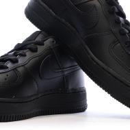 Air Force 1 Noires Garçon Nike vue 7