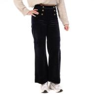 Pantalon en Velours Marine Femme Oraije Victorine pas cher