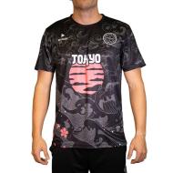 Maillot de Football Noir Sport Zone Tokyo 4009 pas cher