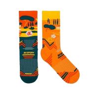 X1 Paires de Chaussettes Orange BV SPORT Ultra Collector Toscana pas cher