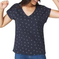 T-shirt Marine Femme TBS EDDENSAN pas cher