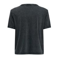 T-shirt Noir/Gris Femme JDY Elina vue 2