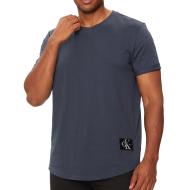 T-shirt Gris Homme Calvin Klein Jeans Badge Turn Up J30J323482