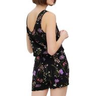 Combishort Imprimé Noir Femme Vero Moda Playsuit vue 2