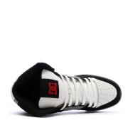 Weiße/schwarze Herren-Sneaker DC Shoes Pure High Ansicht 4