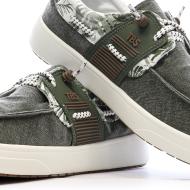 Zapatos náuticos verdes para hombre TBS Geo ver 7