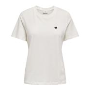 T-Shirt Blanc Femme JDY Pisass pas cher
