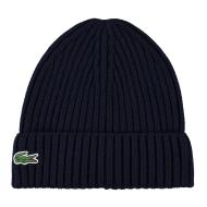 Bonnet Noir Homme Lacoste RB9883 pas cher