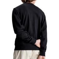 Sweat Noir Homme Calvin Klein Jeans Disrupted vue 2