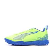 Chaussures de Foot Jaune Fluo Junior Puma Ultra 5 Play TT pas cher